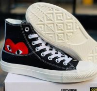 ?รองเท้าCONVERSE_COMME des GARÇONS PLAY High✅งานแท้100% ครบกล่อง รับประกัน99ปี รองเท้าวิ่ง รองเท้าทำงาน