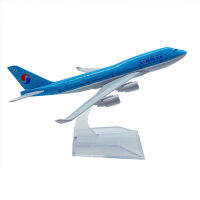 A16CM เครื่องบินเกาหลีอากาศโบอิ้ง B747เครื่องบินรุ่น D Iecast โลหะเครื่องบินของขวัญสะสม DisplayM