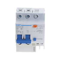 Chnt Dz47le 2P 10a 16a 20a 25a 32a 40a 50a 60a กระแสไฟตกค้างเบรกเกอร์ Rcbo