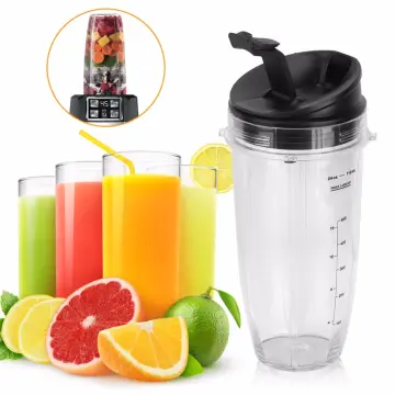 32oz Replacement Cup With Lid Compatible For Nutri Ninja Blender Juicer  Accessories