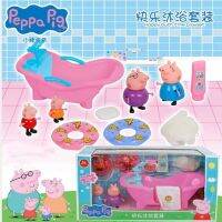 2023 Peppa Pig มีความสุขในห้องเรียนเล่นบ้านของเล่นเพื่อการศึกษาสำหรับเด็กใช้สมองคิดชุดของขวัญวันหยุดสำหรับเด็กผู้หญิง