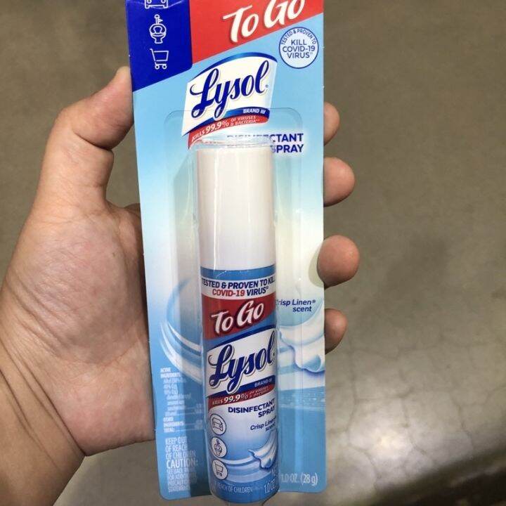 Lysol To Go Disinfectant Spray Travel Size 28g Lazada PH