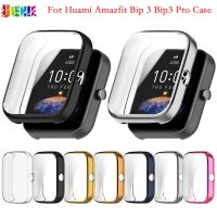 UIENIE Full Screen Protective Case For Huami Amazfit Bip 3 3Pro TPU Plating Protector Cover Bumper Shell Smart Watch Accessories