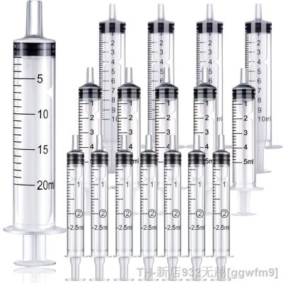 hot【DT】♘♞✻  1pcs Plastic Syringe 2.5/5/10/20ml Perfume Dispenser with Cover Cap for Refill Quantitative Dispensing Tools
