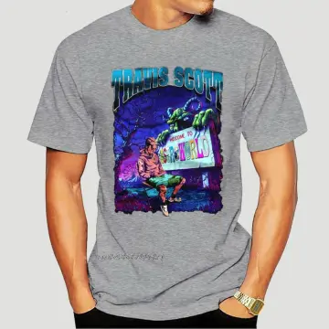 Travis Scott ASTROWORLD T-SHIRT Astroworld T Shirt Tee Print T-shirt Hip  Hop Tee T Shirt NEW ARRIVAL 100% Cotton Streetwear - AliExpress