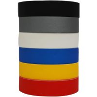 Colorful Repair Bookbinding Cloth Gaffer Tape Non Reflective Waterproof Insulating Tape 1" x 10Y 6 Colors/Set Matte Gaff Tape Adhesives Tape