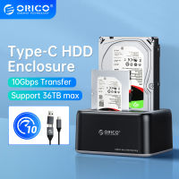 สถานีเชื่อมต่อฮาร์ดไดรฟ์ ORICO USB 3.0ถึง SATA I/ii/iii Dual Bay Hard Drive Dock สำหรับ2.5/3.5 SATA HDD SSD พร้อมฟังก์ชั่น UASP Duplicator,strong Power Support 18TB Smart Sleep พร้อมสายชาร์จ60PD