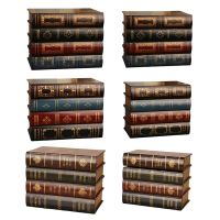 European Retro Fake Book Shape Storage Box Ornaments Office Decoration Secret Item Organizer Household Items Collection N12 21