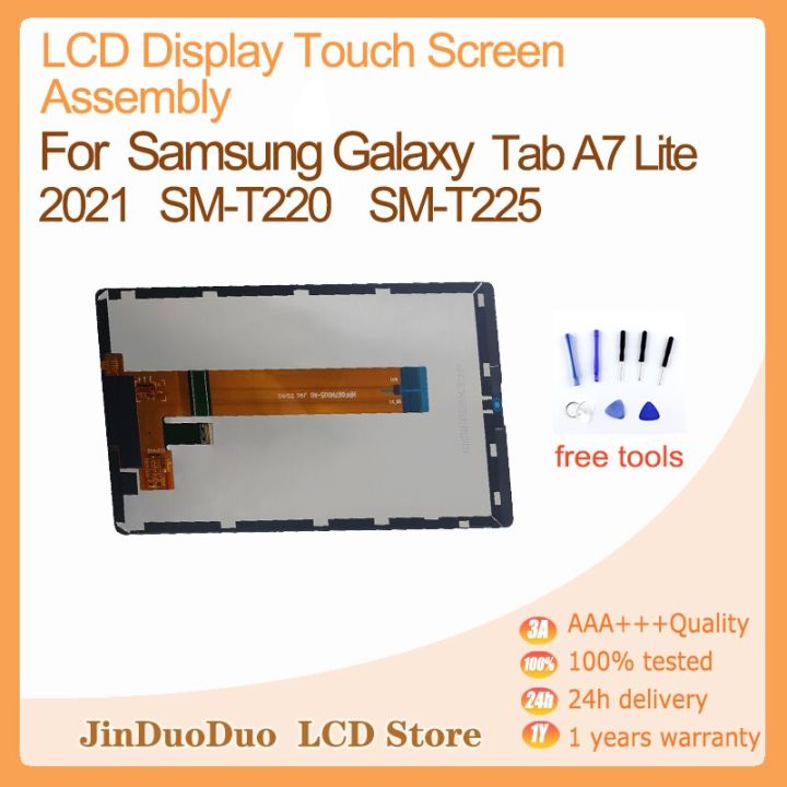 Original 8.7 For Samsung Tab A7 Lite 2021 SM-T220 SM-T225 T220 T225 LCD  Display Touch Screen Digitizer Assembly for T220 LCD