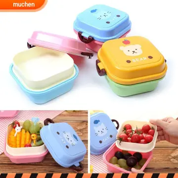 1/4Pcs English Circular Sauce Bottle Mini Bento Box Sauce Box