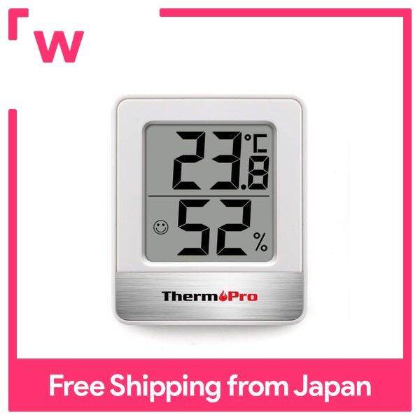 ThermoPro Thermo Pro ไฮโกรมิเตอร์เครื่องวัดอุณหภูมิความชื้นในร่มหน้าจอ ...