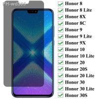 Privacy Screen Protectors For Honor 8X 8C 8Lite Anti-Peeping Glass For Honor 9 10 20 30 Lite Tempered Glass For Honor 9X 20S 30S