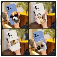 Lens bump protection Liquid silicone shell Phone Case For VIVO IQOO10 Back Cover Lens package Solid color cute Cartoon