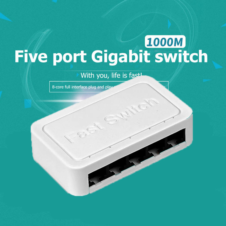 Switch Ethernet 5 Ports RJ45 