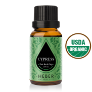 Heber Natural Life Cypress Essential Oil Organic USDA 100% Pure Natural