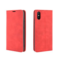 M2006C3LG Auto Switch Imitation Leather Case for Xiaomi Redmi 9A (6.53in) Flip Wallet Book Cover Black A9 Red Mi 9A Redmi9A