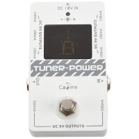 TECHCHIP Caline Cp-09 2-In-1 Tuner and Power Supply True Bypass for Dc 9V Electric Guitar Effect Pedal Eight Isolated Outputs Multifunction,Us Plug