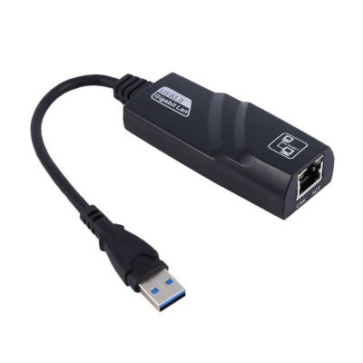 สายแปลงusb 3.0 to Lan RJ45 Gigabit Ethernet for windows mac (Black)