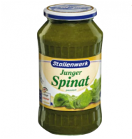 ?Premium products? Stollenwerk Sieved Spinach (Junger Spinat)-? 650g