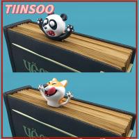 TIINSOO ชิบะอินุ พีวีซี แพนด้า ตลก เครื่องเขียน อุปกรณ์การเรียน ที่คั่นหนังสือ สไตล์การ์ตูนสัตว์ ที่คั่นหนังสือ