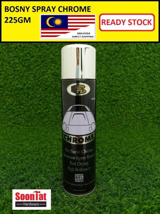 (ORIGINAL)BOSNY PAINT SPRAY CHROME(not for sabah & sarawak area) Lazada