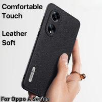 เคสหนังสำหรับ A78 OPPO OppoA38 A98 A58 A38 4G 5G 2023สัมผัสสบายกันลายนิ้วมือกรอบ TPU นุ่มกันกระแทกกล้องปกป้องหน้าจอฝาหลัง