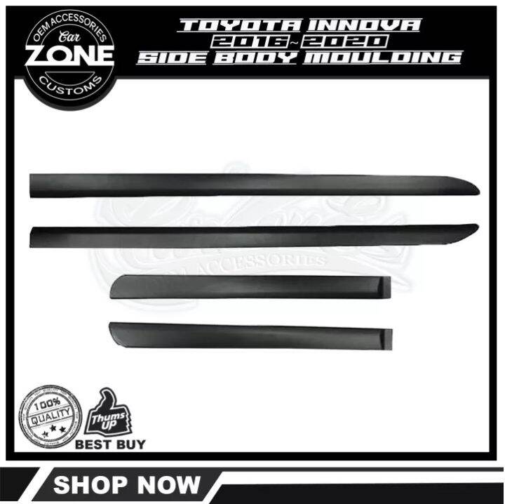 Toyota Innova 20162020 (Matte Black) Side Body Moulding Lazada PH
