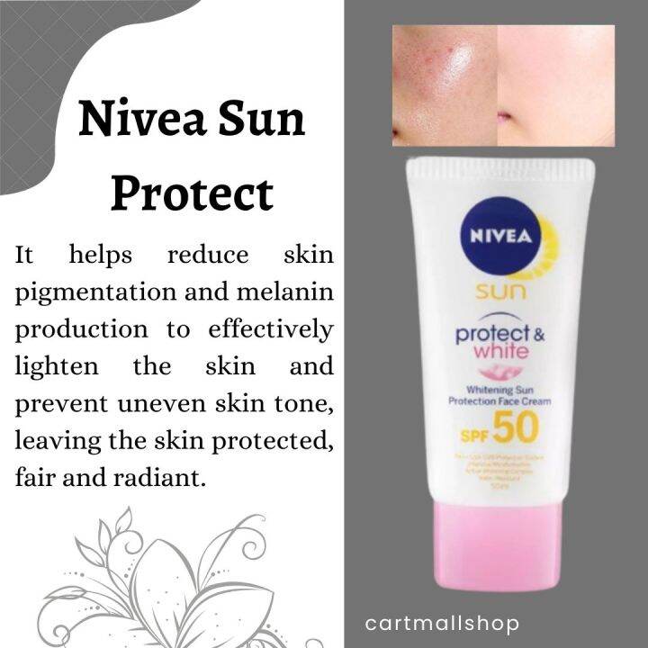 Original and Effective NIVEA Sun Protect & White Whitening Sun