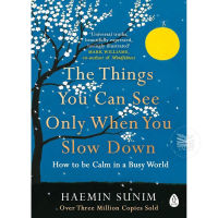 THE THINGS YOU CAN SEE ONLY WHEN YOU SLOW DOWN : HOW TO BE CALM IN A BUSY WORLD