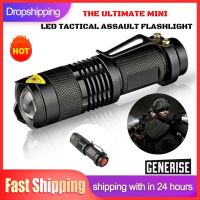 2023✿ Mini Small Torch Handheld Powerful LED Tacticals Pocket Waterproof Flashlight 1000Lumens Outdoor Camping Light For Home Travel