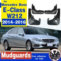 สำหรับ Mercedes Benz E-Class 2014-2016 W212แผ่นบังโคลนแผ่นกันโคลนล้อรถยนต์อุปกรณ์เสริมล้อหลอดไฟเลี้ยวบังโคลน