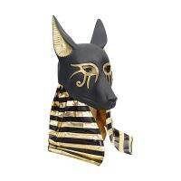 Snailify ตำนานอียิปต์โบราณ Death Anubis Wolf Face หมวกกันน็อกฮาโลวีนหน้ากากสัตว์สำหรับผู้ใหญ่ Masquerade Party Props