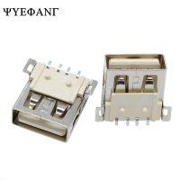 10PCS USB Type A Standard Port Female Solder Jacks Connector PCB Socket USB-A type SMT 4Pin