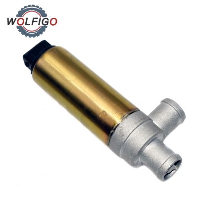 WOLFIGO วาล์วควบคุมวาล์วควบคุม IACV 035133455F สำหรับ Audi 90 100 200 Coupe ควอทโทร VW Gti กอล์ฟ Corrado Jetta Scirocco 1984-1991