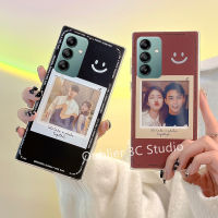 เคส Samsung Galaxy A05 A05s M34 M54 S23 FE 5G เคสโทรศัพท์ ดีไซน์ใหม่สุดสร้างสรรค์หวานกรอบรูปคู่แท่งซิลิโคนโปร่งแสงโทรศัพท์มือถือบางเฉียบปกอ่อน Case 2023