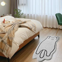 Small Rug Nordic Creative Cat Car Living Room Bedroom Bedside Area Cute Soft Floor Mat Home Decor Non-slip Bath Mat