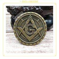 ANTI-MATTER Masonic Auto ตราสัญลักษณ์รถ-เข็มทิศและตาราง G - Scottish Rite ยอร์คไลท์3D