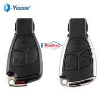 Yiqixin กรอบกุญแจรีโมตอะไหล่รถยนต์ดัดแปลง Yiqin 3ออนสำหรับ Mercedes สำหรับ Benz C B E Cl W204 W203 W211 Yu Bn Cls Clk