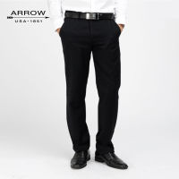 ARROW SLACKS กางเกงทำงานขายาว แบบไม่มีจีบ ทรง Slim Fit รุ่น SM8Y7BL