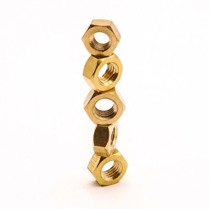 m2-m2-5-m3-m4-m5-hex-nuts-titanium-plating-hexagon-nut-grade-4-8-gold-carbon-steel-car-model-accessories-parts-for-screws-bolts-nails-screws-fasteners