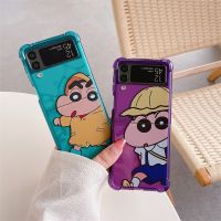 {OLI STUDIO} FunnyBoyCase สำหรับ SamsungZ3 4เคสกันกระแทกสำหรับ Z Flip4 Flip3 Zflip3 5G