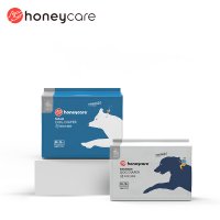 Honeycare ผ้าอ้อมสุนัข ผ้าอ้อมสัตว์เลี้ยง แพมเพิสสุนัข (ตัวผู้/เมีย) ขนาด XS/S/M/L 12pcs/pack Diapers for Dog (male &amp; female) dog diapers denim for dog urine and dog poop