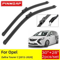 สำหรับ Opel Zafira Tourer C 2012 2013 2014 2015 2016 2017 2018 2019 2020ใบปัดน้ำฝนด้านหน้าแปรงอุปกรณ์ตัด