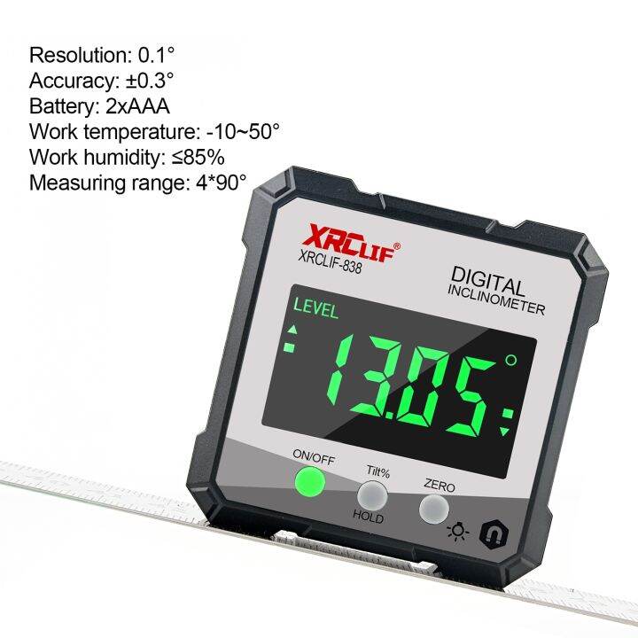 xrclif-digital-level-angle-gauge-4x90-mini-inclinometer-measurement-tools-magnetic-base-electronic-universal-bevel-protractor