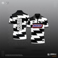 2023 Jersey baju SNICKERS T-shirt Jersi Baju Raya Short Sleeve Sublimation Collar Polo shirt Fresh Design Sweatshirt Premium