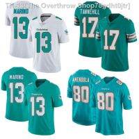 ❀✹ NFL Rugby dolphins 13 marine 17 Tannehill Legendary football shirt