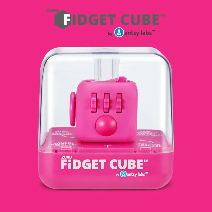 Original Fidget Cube By Antsy Labs S5 Black Pink Fidget Toy Ideal For Anti Anxiety Adhd And Sensory Play By Zuru Lazada Singapore