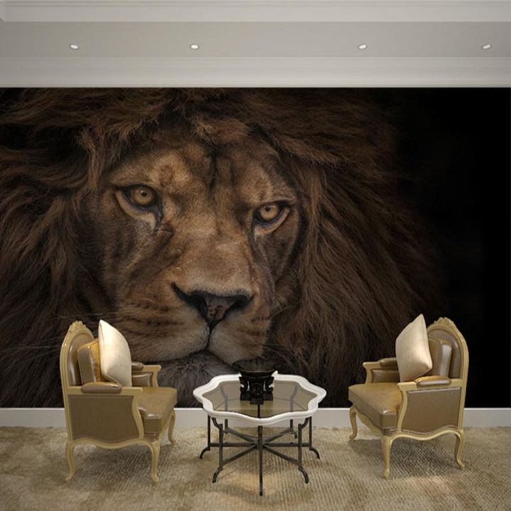 hot-photo-wallpaper-custom-3d-stereo-hd-wildlife-lion-backdrop-wall-mural-hotel-living-room-classic-decor-wall-paper-papel-de-parede