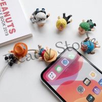 【Ready Stock】 ❆ B40 ONE PIECE Cable Bite Protector Winder/Luffy Cute Data Line Protective Case Wire Organizer Holder