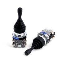 2/4 Directions Momentary/Self-locking Monolever Joystick Switch Transparent Black HKA1-41Z02/41Z04/41Y02/41Y04